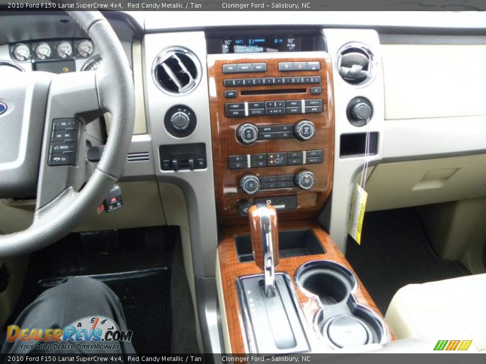 2010 Ford F150 Lariat SuperCrew 4x4 Red Candy Metallic / Tan Photo #29