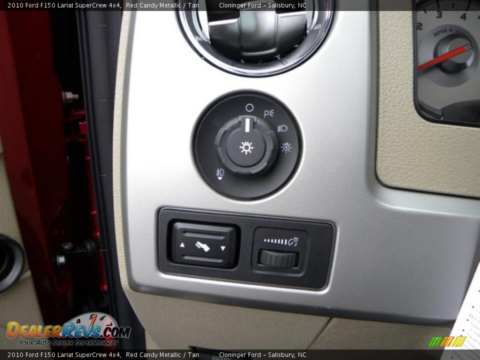 2010 Ford F150 Lariat SuperCrew 4x4 Red Candy Metallic / Tan Photo #30