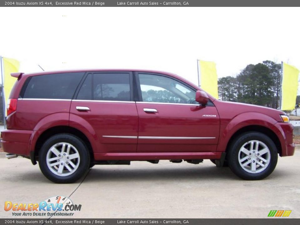 2004 Isuzu Axiom XS 4x4 Excessive Red Mica / Beige Photo #3