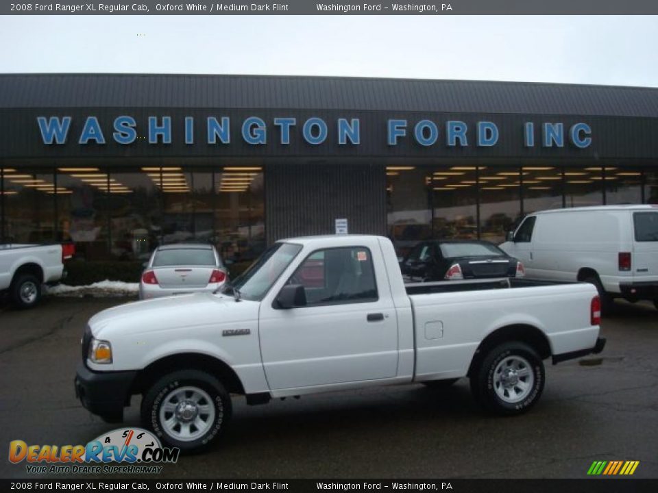 2008 Ford Ranger XL Regular Cab Oxford White / Medium Dark Flint Photo #1
