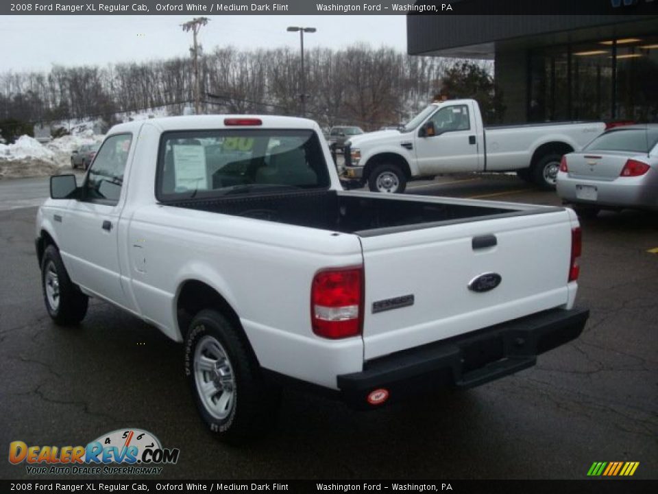 2008 Ford Ranger XL Regular Cab Oxford White / Medium Dark Flint Photo #2
