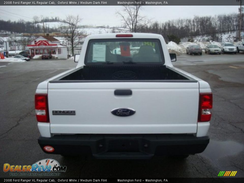 2008 Ford Ranger XL Regular Cab Oxford White / Medium Dark Flint Photo #3