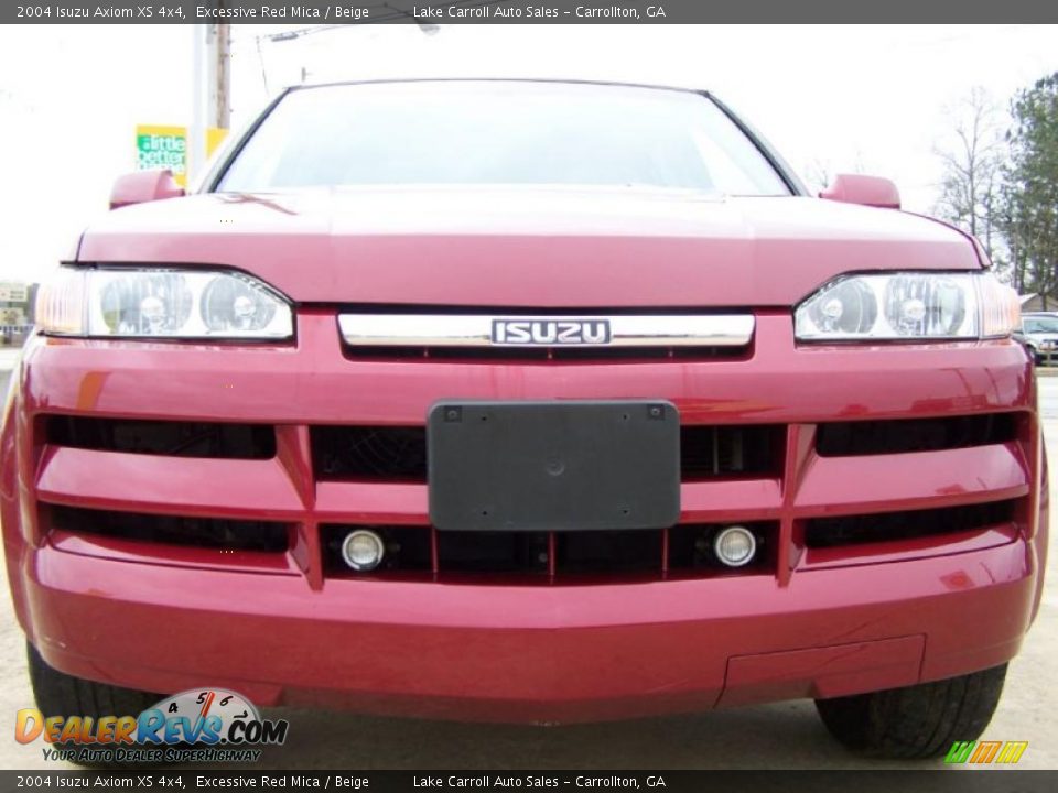 2004 Isuzu Axiom XS 4x4 Excessive Red Mica / Beige Photo #9