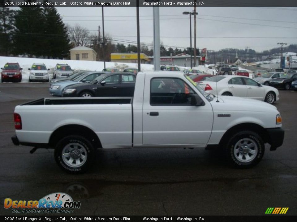 2008 Ford Ranger XL Regular Cab Oxford White / Medium Dark Flint Photo #5
