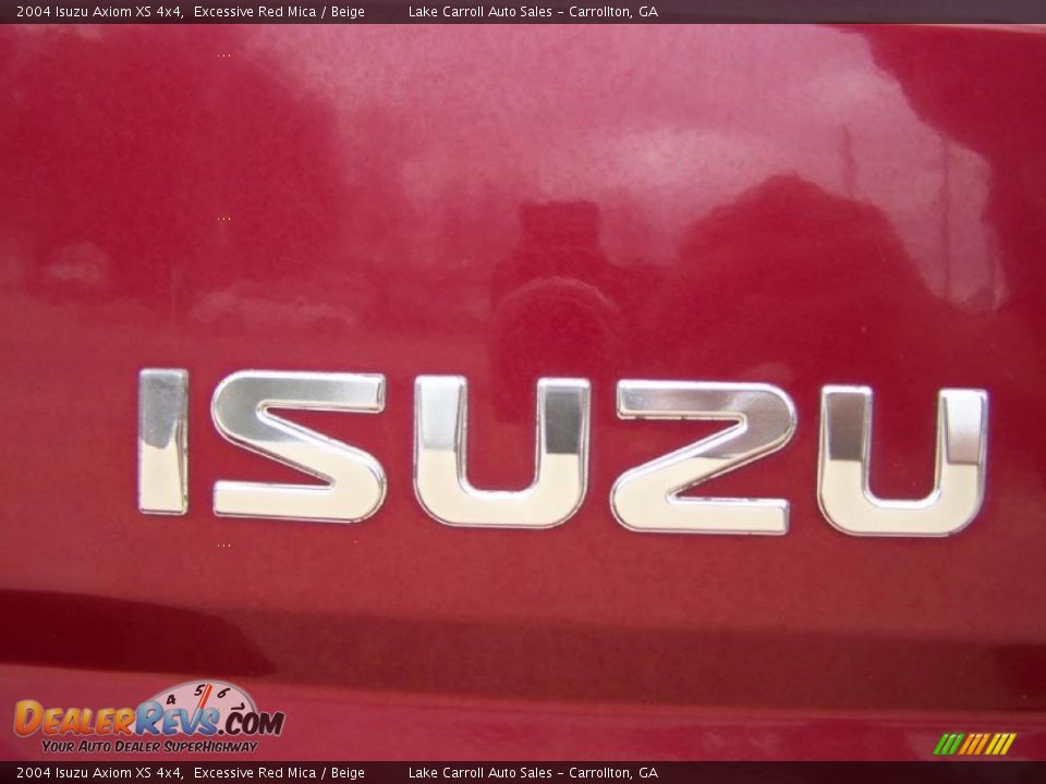 2004 Isuzu Axiom XS 4x4 Excessive Red Mica / Beige Photo #11