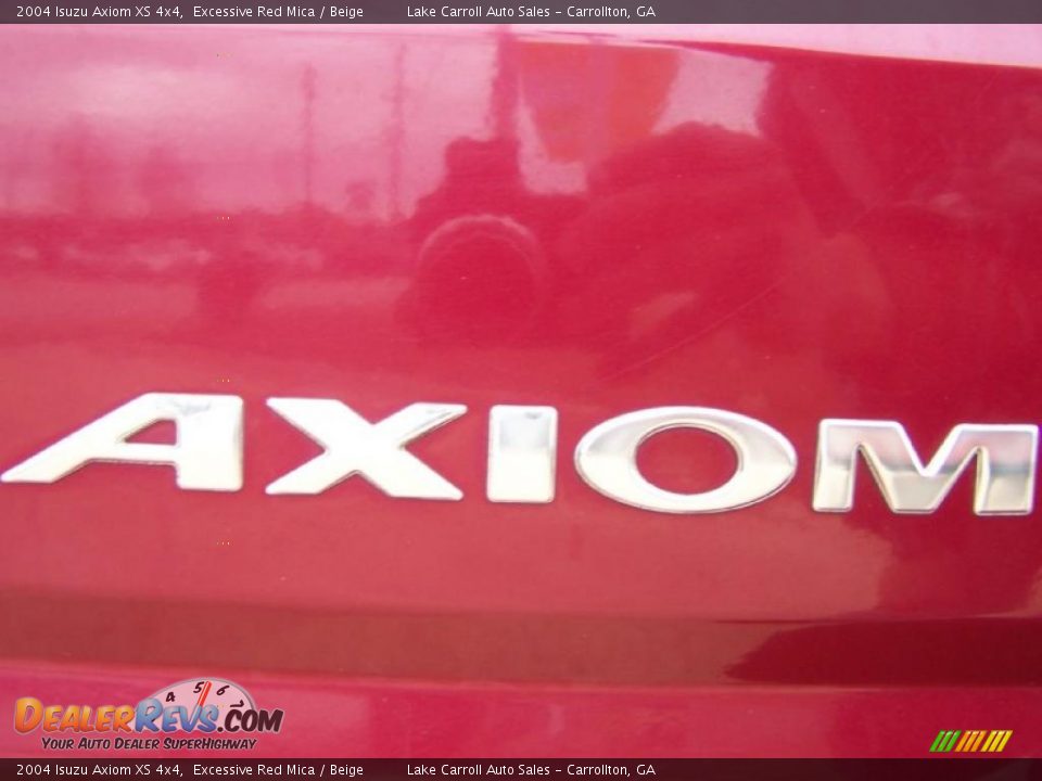 2004 Isuzu Axiom XS 4x4 Excessive Red Mica / Beige Photo #12