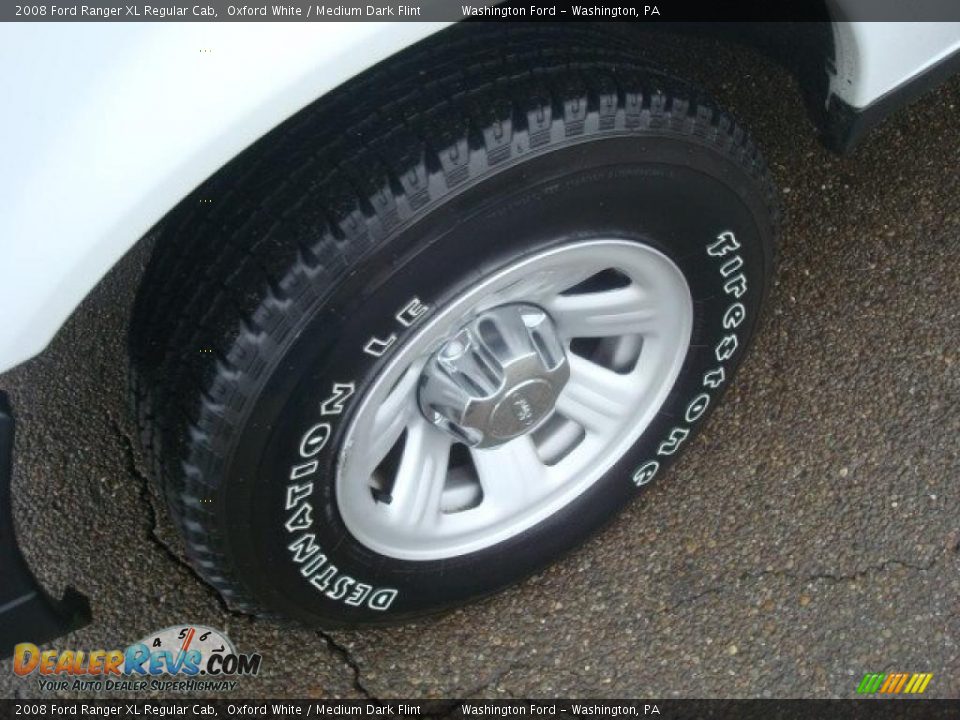 2008 Ford Ranger XL Regular Cab Oxford White / Medium Dark Flint Photo #12