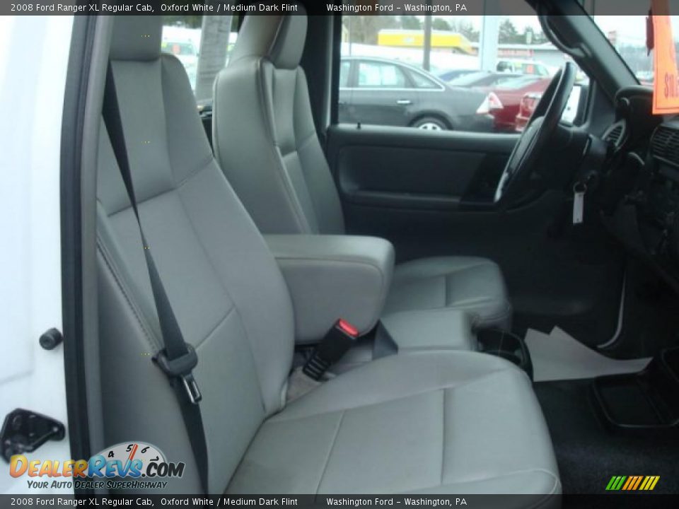 2008 Ford Ranger XL Regular Cab Oxford White / Medium Dark Flint Photo #14