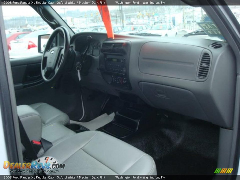 2008 Ford Ranger XL Regular Cab Oxford White / Medium Dark Flint Photo #15