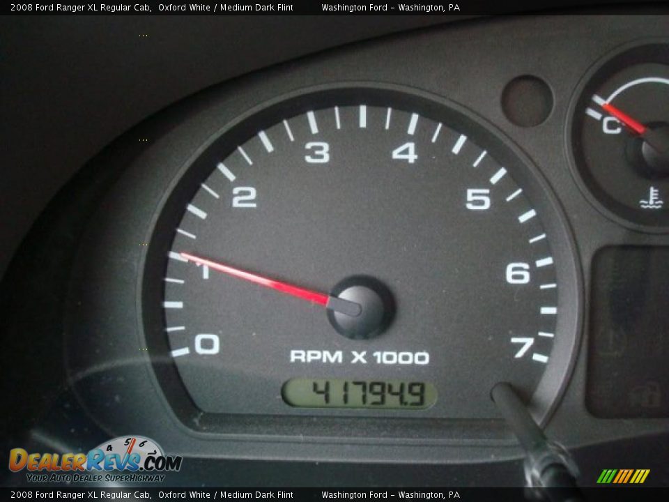 2008 Ford Ranger XL Regular Cab Oxford White / Medium Dark Flint Photo #20