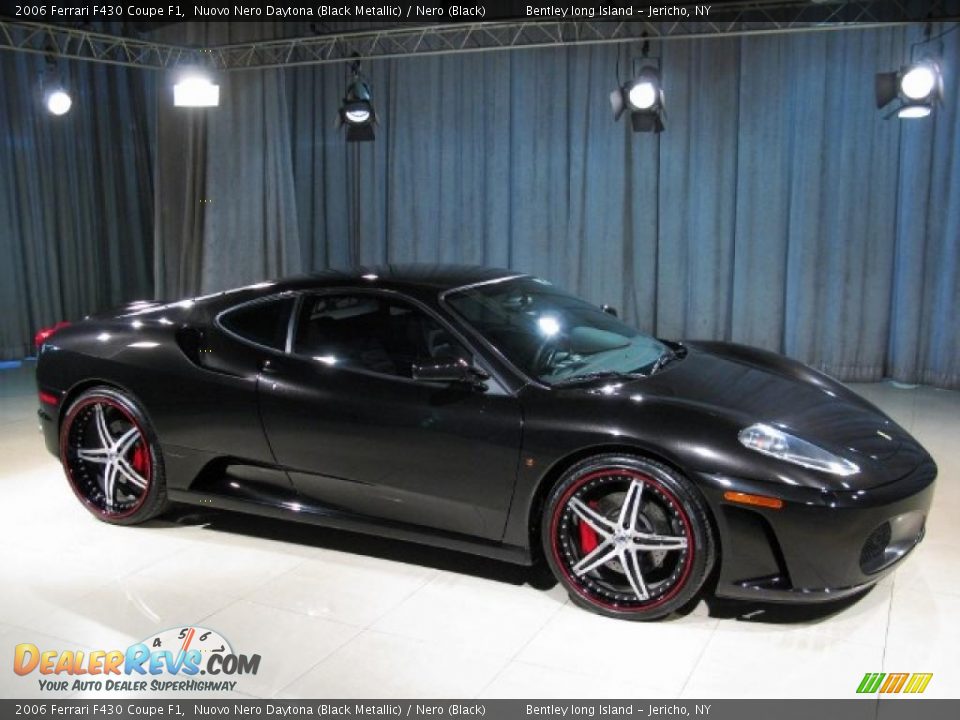 2006 Ferrari F430 Coupe F1 Nuovo Nero Daytona (Black Metallic) / Nero (Black) Photo #3