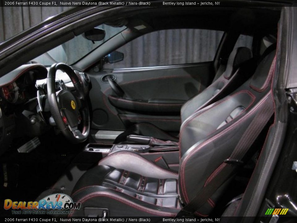 2006 Ferrari F430 Coupe F1 Nuovo Nero Daytona (Black Metallic) / Nero (Black) Photo #6