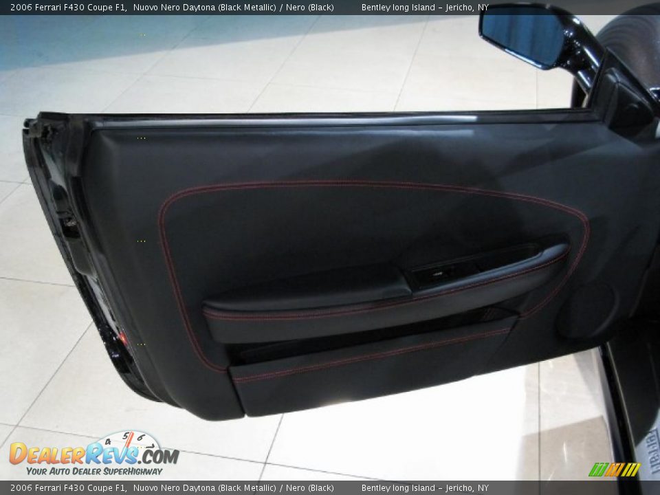 2006 Ferrari F430 Coupe F1 Nuovo Nero Daytona (Black Metallic) / Nero (Black) Photo #12