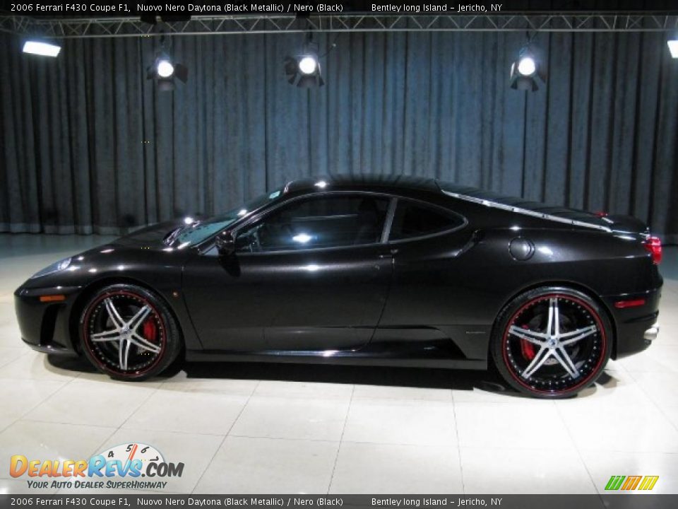 2006 Ferrari F430 Coupe F1 Nuovo Nero Daytona (Black Metallic) / Nero (Black) Photo #16