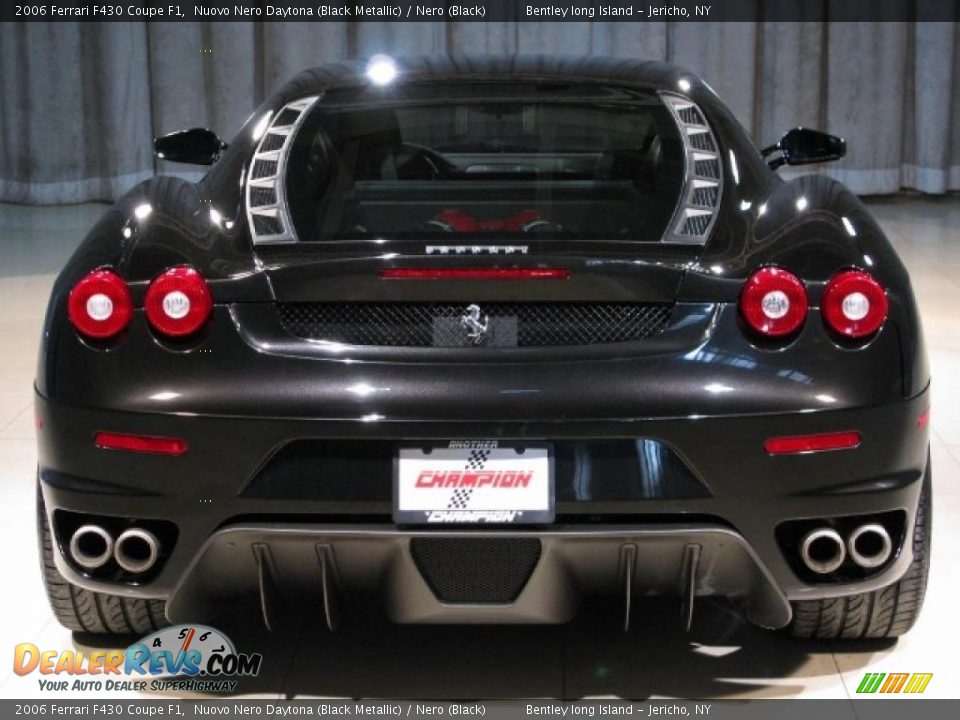 2006 Ferrari F430 Coupe F1 Nuovo Nero Daytona (Black Metallic) / Nero (Black) Photo #17