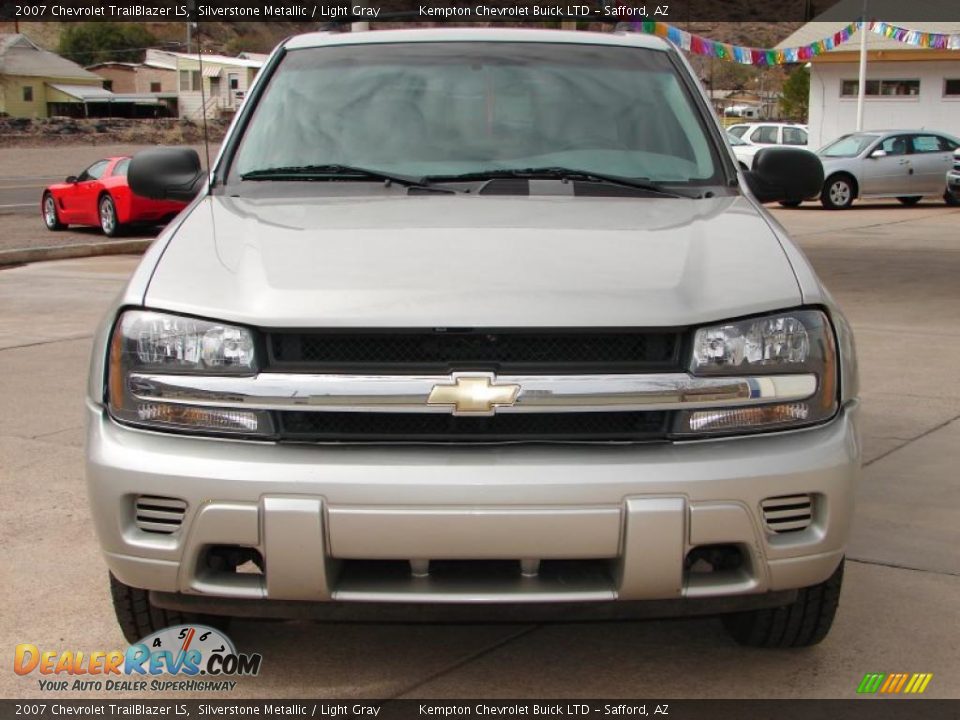 2007 Chevrolet TrailBlazer LS Silverstone Metallic / Light Gray Photo #13