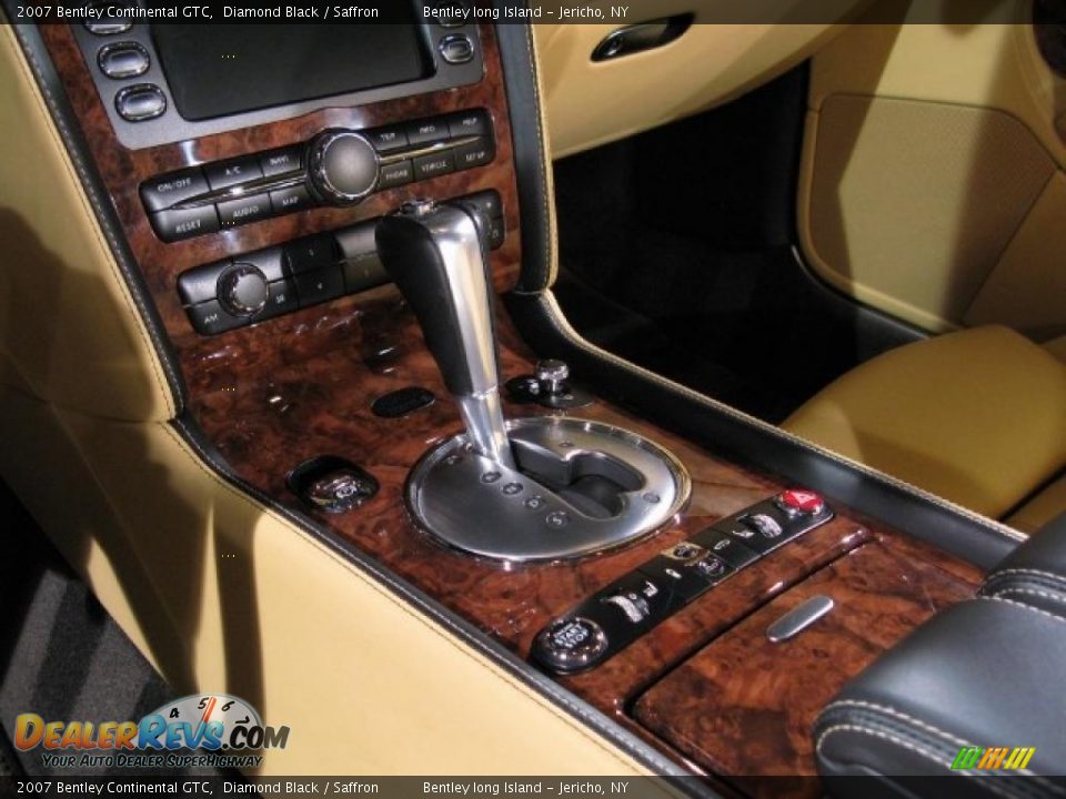 2007 Bentley Continental GTC Diamond Black / Saffron Photo #10