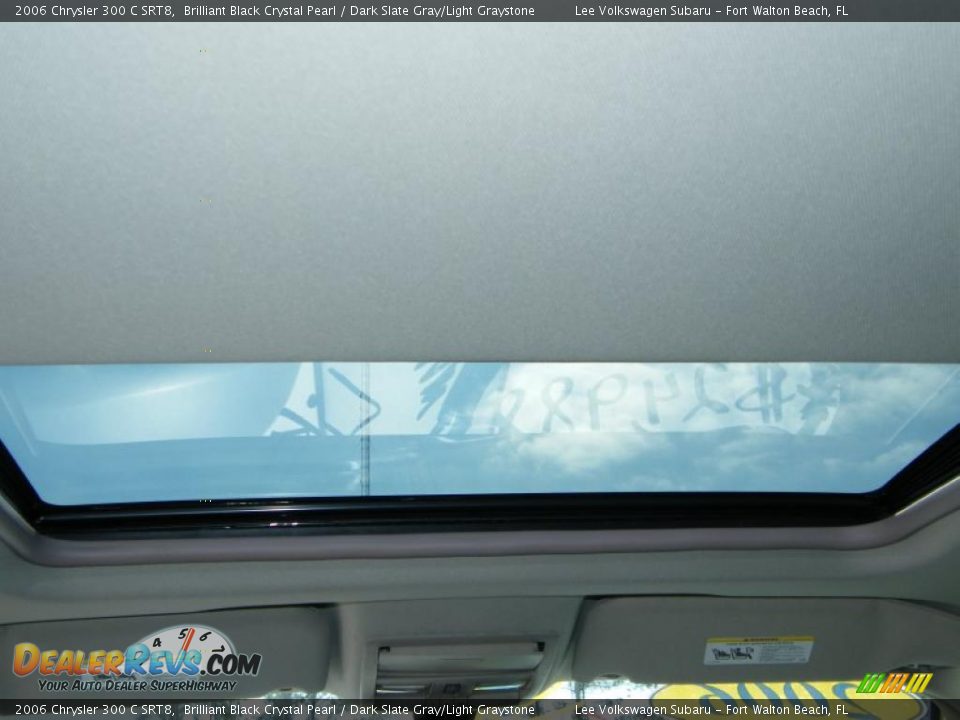 2006 Chrysler 300 C SRT8 Brilliant Black Crystal Pearl / Dark Slate Gray/Light Graystone Photo #21