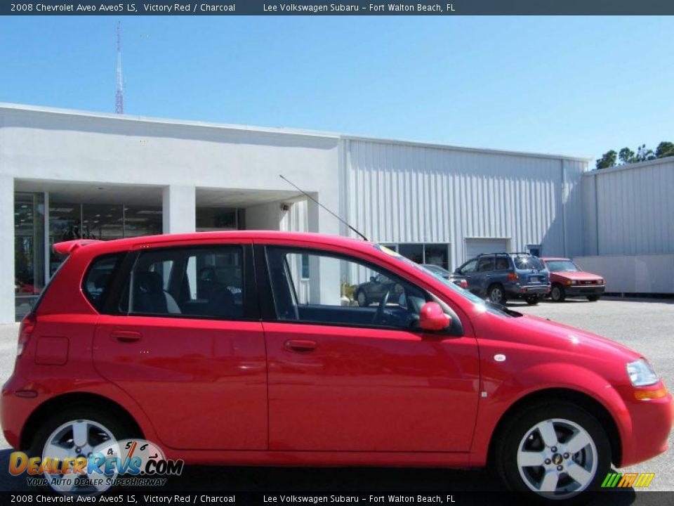 2008 Chevrolet Aveo Aveo5 LS Victory Red / Charcoal Photo #6
