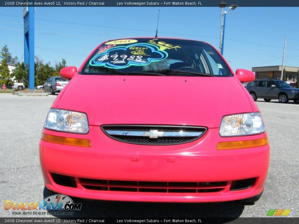 2008 Chevrolet Aveo Aveo5 LS Victory Red / Charcoal Photo #8
