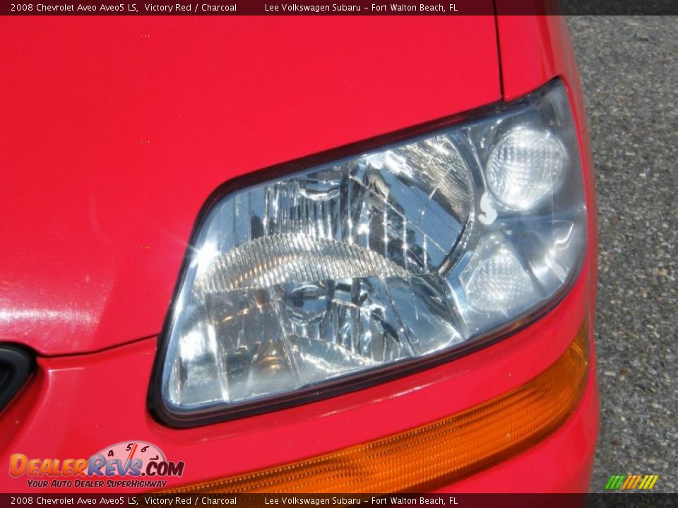 2008 Chevrolet Aveo Aveo5 LS Victory Red / Charcoal Photo #9