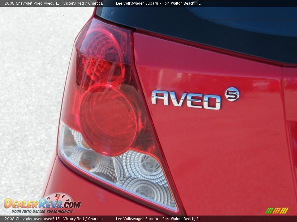 2008 Chevrolet Aveo Aveo5 LS Victory Red / Charcoal Photo #10