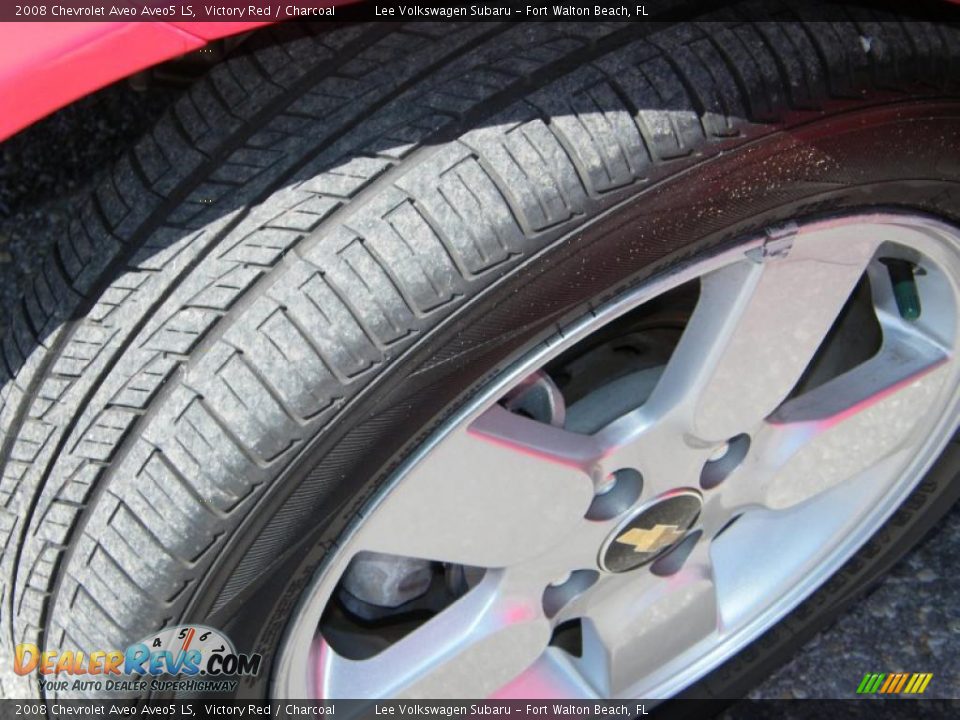 2008 Chevrolet Aveo Aveo5 LS Victory Red / Charcoal Photo #12