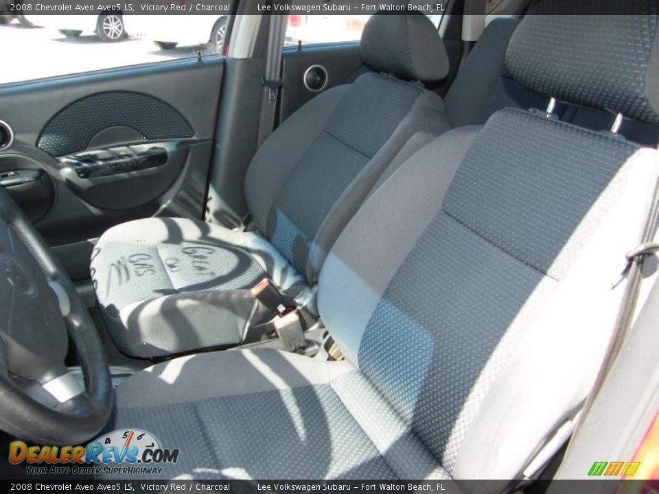 2008 Chevrolet Aveo Aveo5 LS Victory Red / Charcoal Photo #14