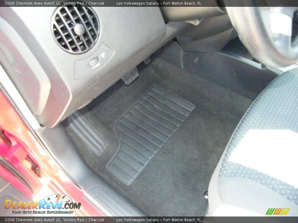 2008 Chevrolet Aveo Aveo5 LS Victory Red / Charcoal Photo #16