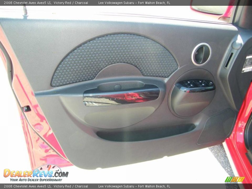 2008 Chevrolet Aveo Aveo5 LS Victory Red / Charcoal Photo #17