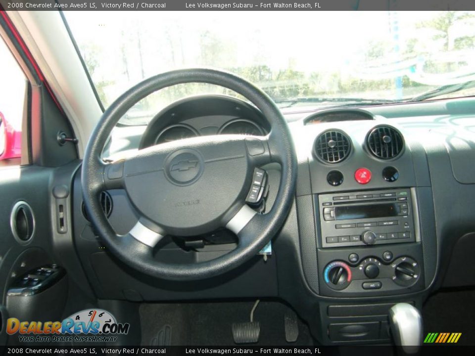 2008 Chevrolet Aveo Aveo5 LS Victory Red / Charcoal Photo #18