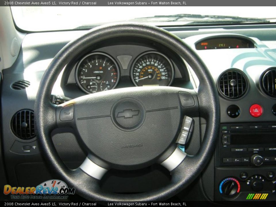 2008 Chevrolet Aveo Aveo5 LS Victory Red / Charcoal Photo #19