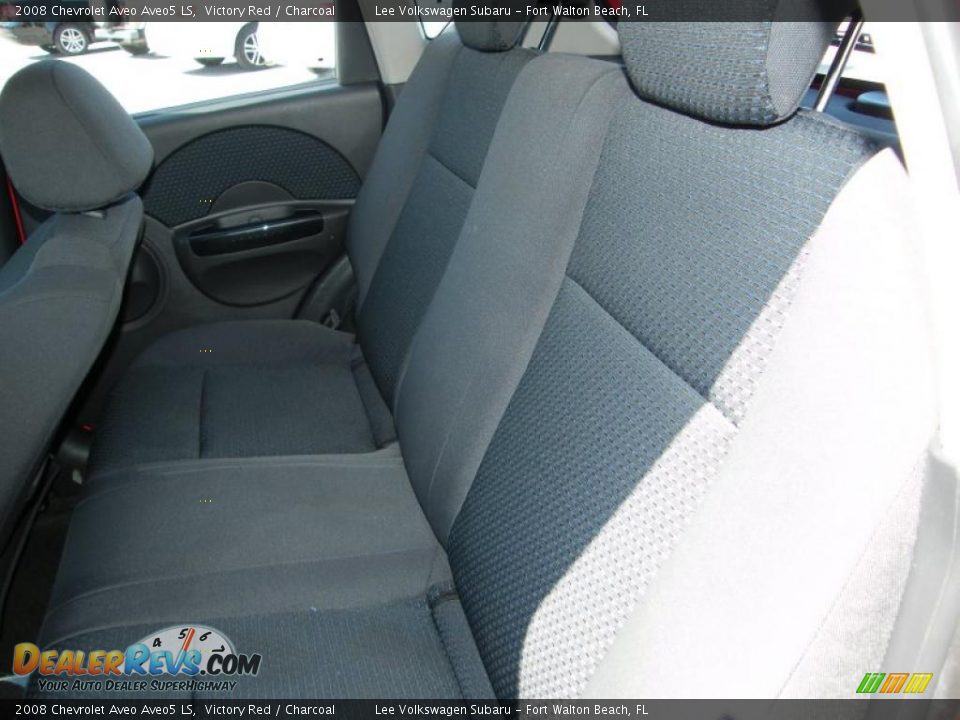 2008 Chevrolet Aveo Aveo5 LS Victory Red / Charcoal Photo #21