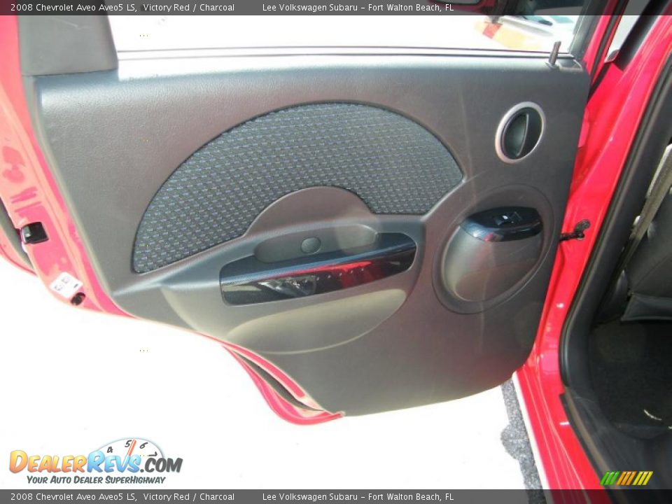 2008 Chevrolet Aveo Aveo5 LS Victory Red / Charcoal Photo #23
