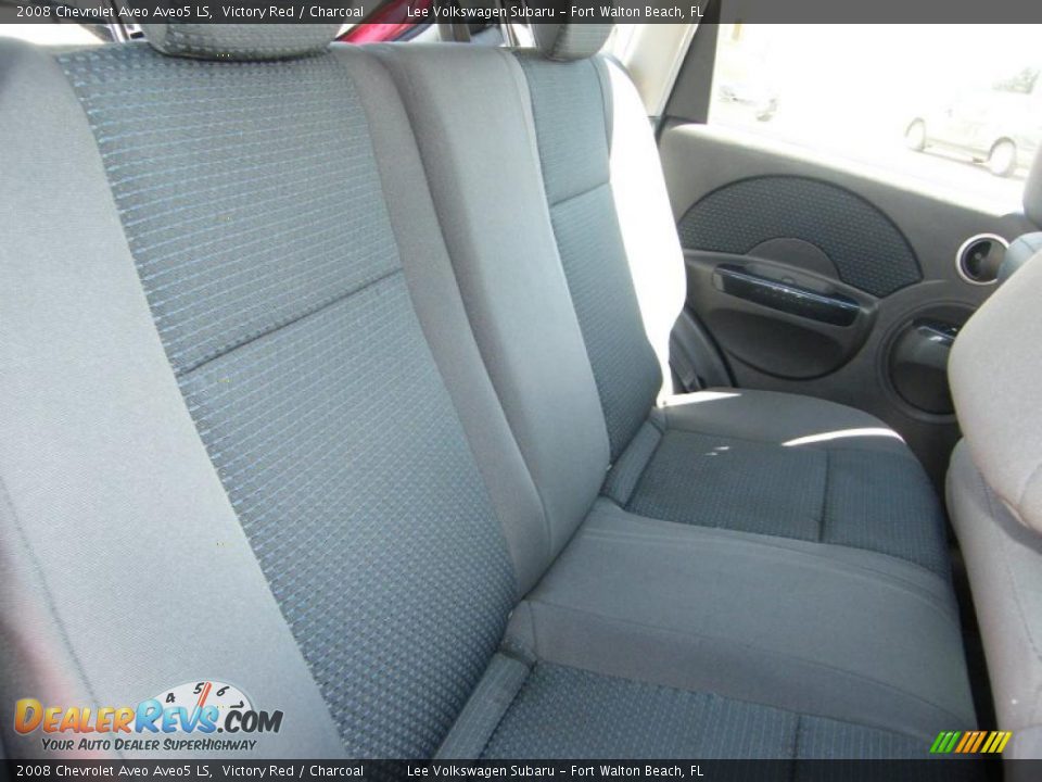 2008 Chevrolet Aveo Aveo5 LS Victory Red / Charcoal Photo #24