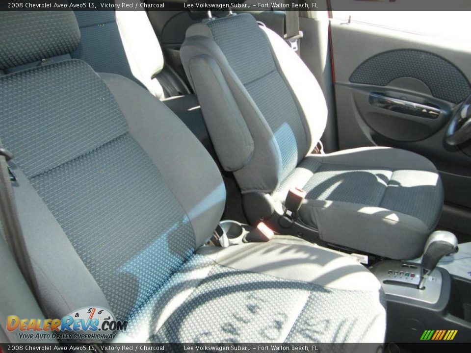 2008 Chevrolet Aveo Aveo5 LS Victory Red / Charcoal Photo #25