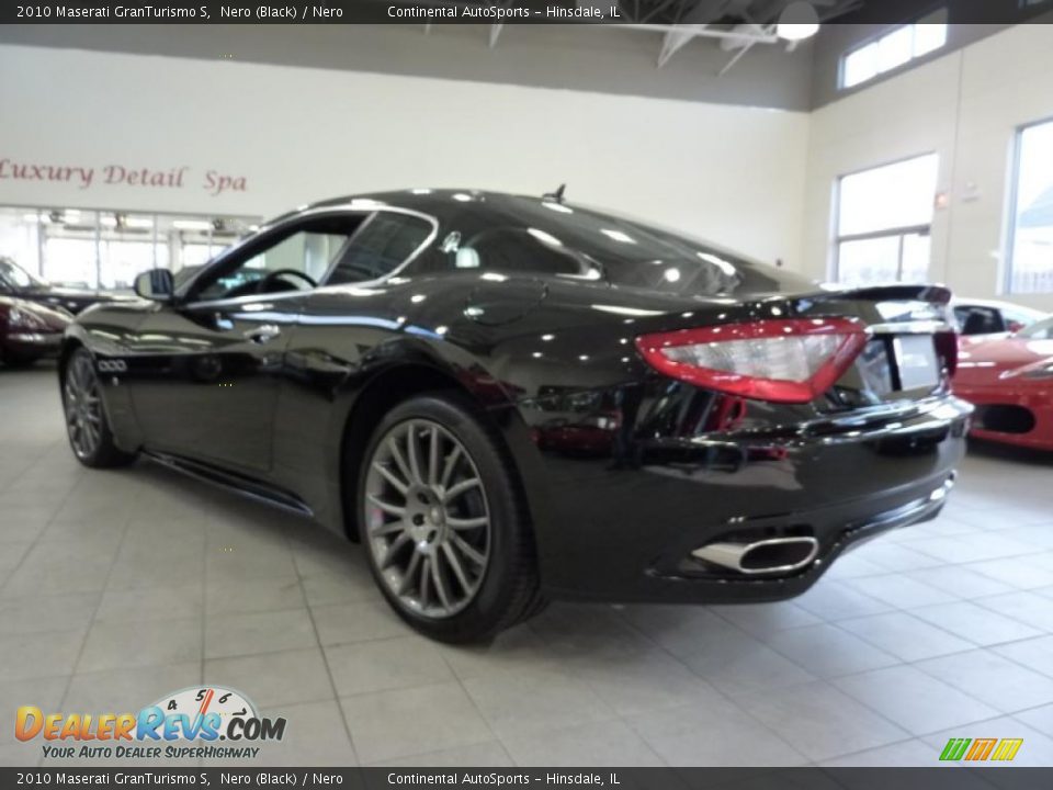 2010 Maserati GranTurismo S Nero (Black) / Nero Photo #7