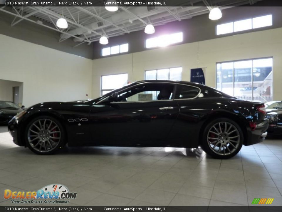 2010 Maserati GranTurismo S Nero (Black) / Nero Photo #9