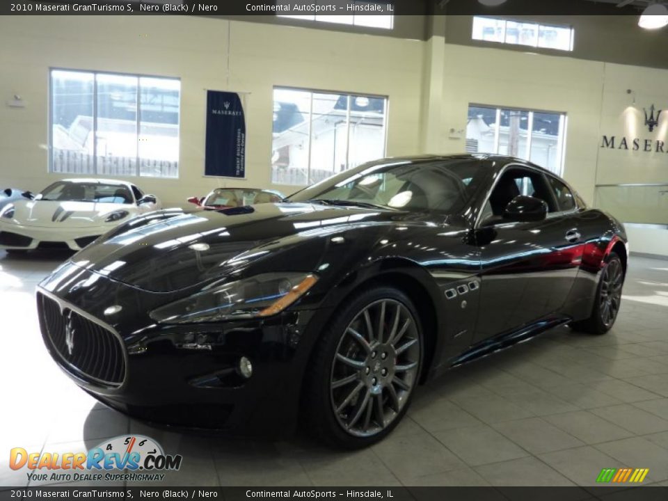 2010 Maserati GranTurismo S Nero (Black) / Nero Photo #11
