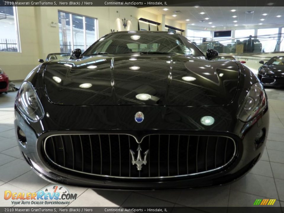 2010 Maserati GranTurismo S Nero (Black) / Nero Photo #13