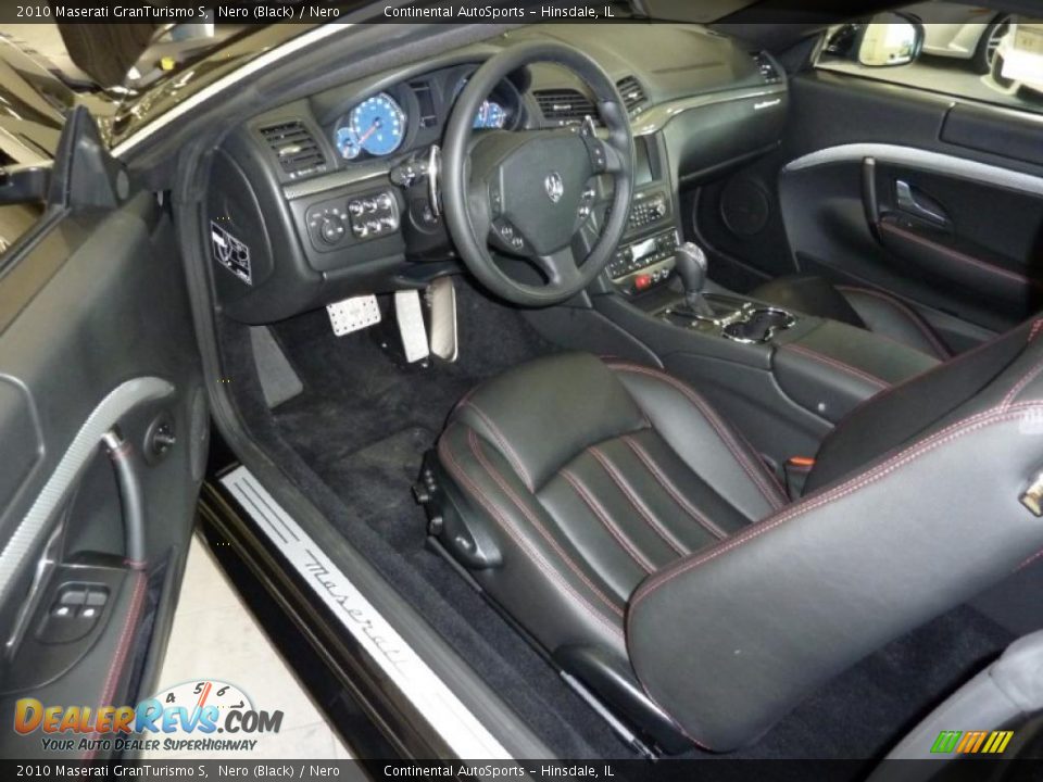2010 Maserati GranTurismo S Nero (Black) / Nero Photo #21
