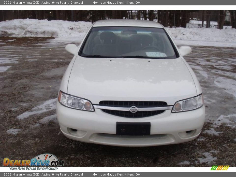 2001 Nissan Altima GXE Alpine White Pearl / Charcoal Photo #11