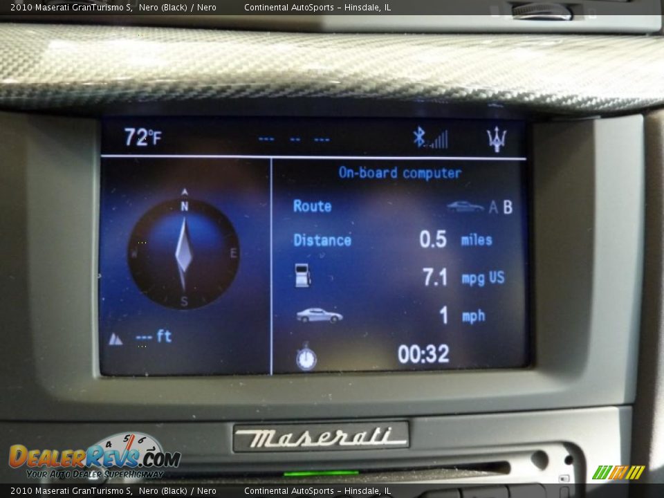 2010 Maserati GranTurismo S Nero (Black) / Nero Photo #29