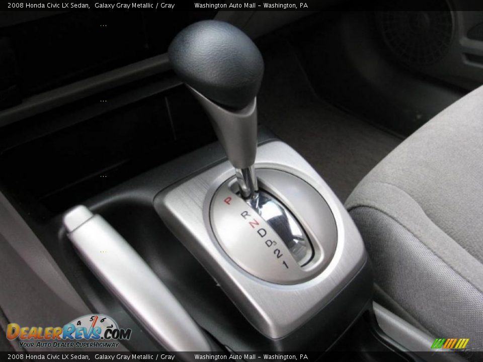 2008 Honda Civic LX Sedan Galaxy Gray Metallic / Gray Photo #15