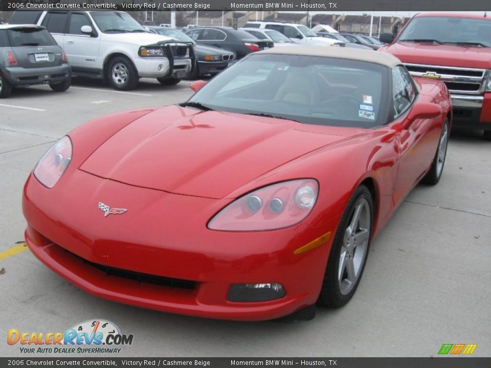 2006 Chevrolet Corvette Convertible Victory Red / Cashmere Beige Photo #1
