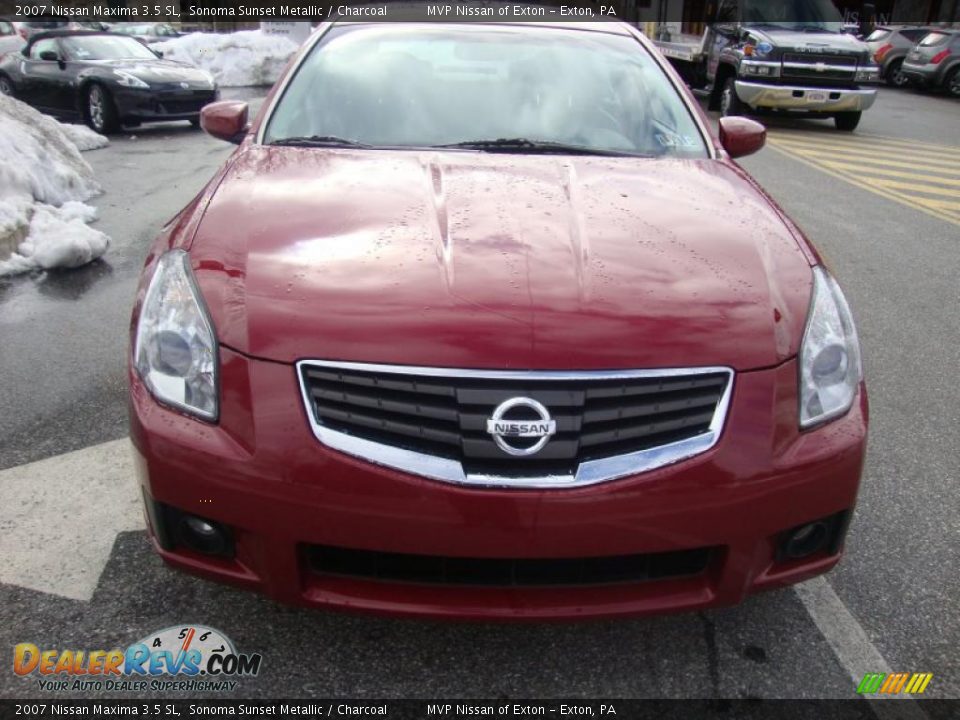 2007 Nissan Maxima 3.5 SL Sonoma Sunset Metallic / Charcoal Photo #3
