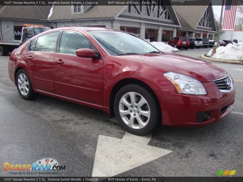 2007 Nissan Maxima 3.5 SL Sonoma Sunset Metallic / Charcoal Photo #5