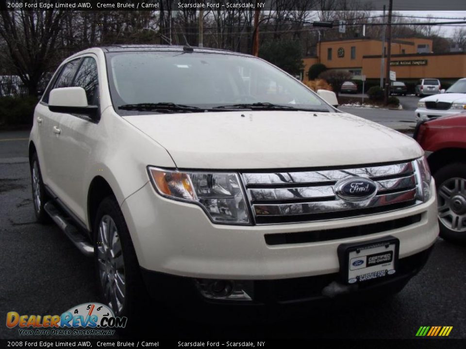 2008 Ford Edge Limited AWD Creme Brulee / Camel Photo #3