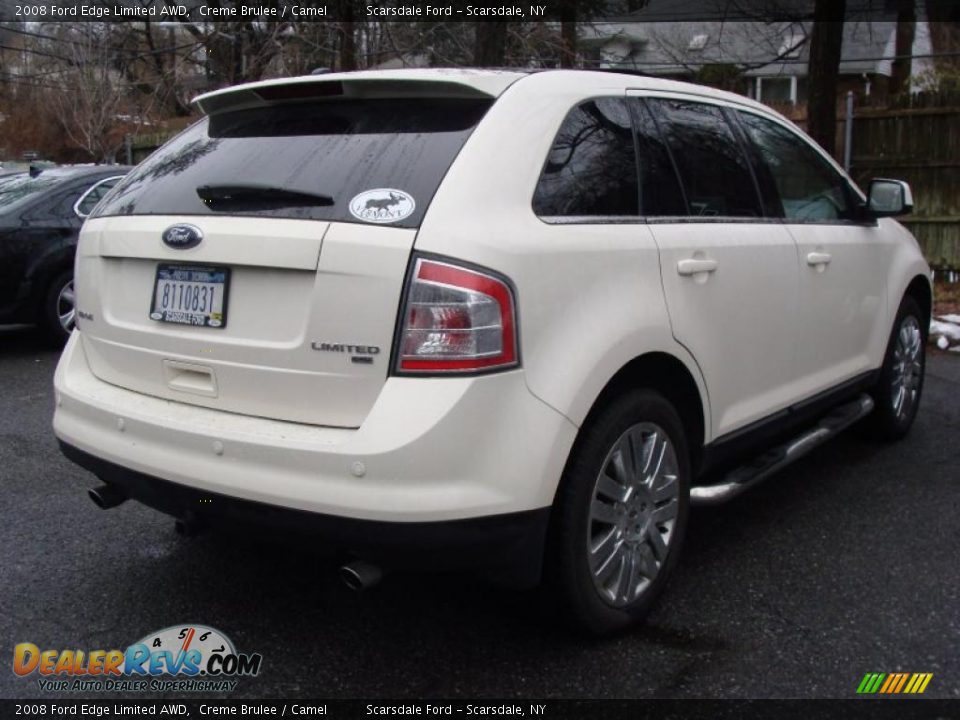 2008 Ford Edge Limited AWD Creme Brulee / Camel Photo #5