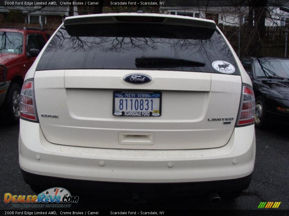 2008 Ford Edge Limited AWD Creme Brulee / Camel Photo #6